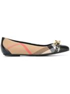 Burberry Chain Detail Ballerinas