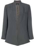Giorgio Armani Pre-owned Shawl Collar Jacket - Grey