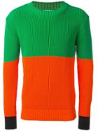 Jw Anderson Colourblock Sweater - Green