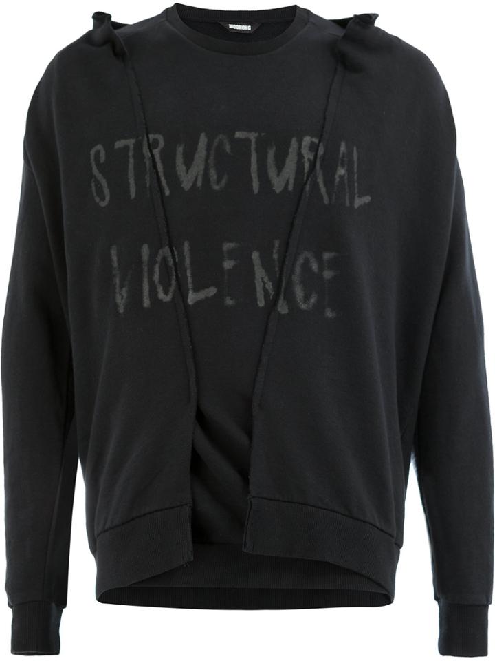 Moohong Structural Violence Sweater - Black