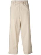 Lucio Vanotti Wide-leg Trousers, Women's, Size: 1, Nude/neutrals, Cotton/spandex/elastane