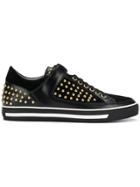 Versace Studded Medusa Sneakers - Black