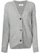 Closed Buttoned Cardigan - Grey