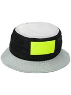 Palm Angels Two-tone Bucket Hat - Black