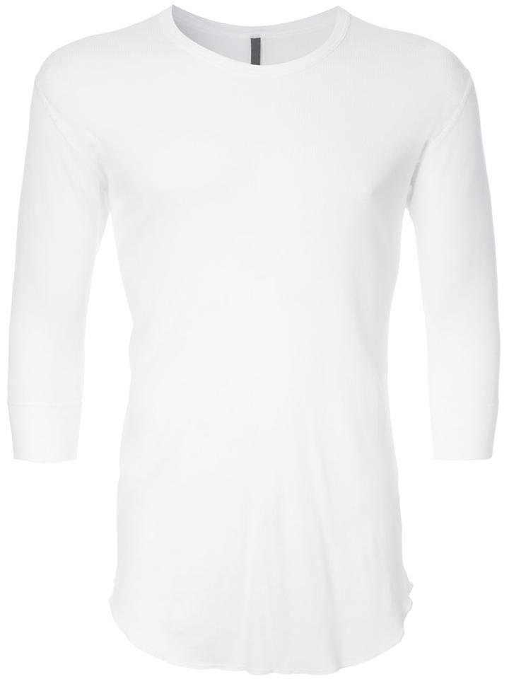 Kazuyuki Kumagai - Three-quarter Sleeve T-shirt - Men - Cotton - 1, White, Cotton