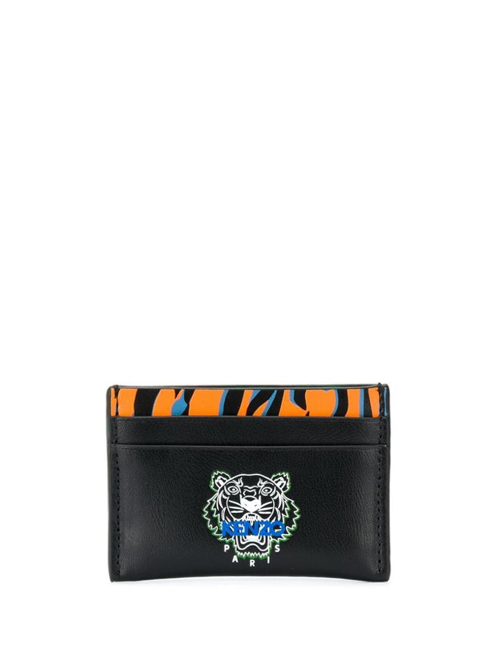 Kenzo Logo Print Cardholder - Black
