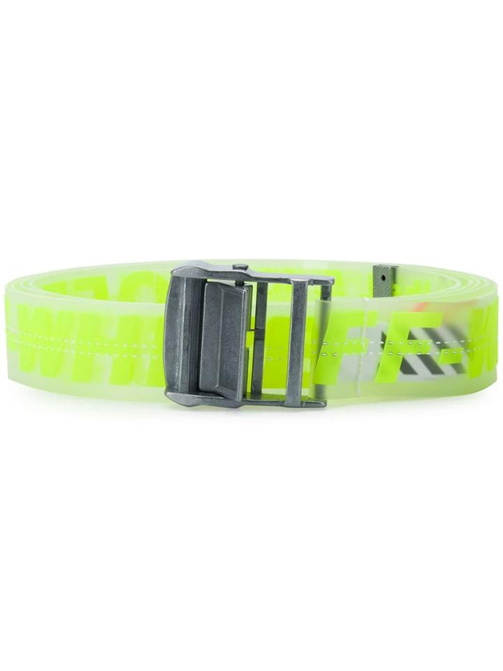 Off-white Fluo Industrial Logo Belt