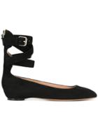 Valentino Valentino Garavani Ankle Wrap Ballerinas - Black