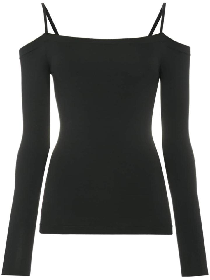 Helmut Lang Off The Shoulder Top - Black