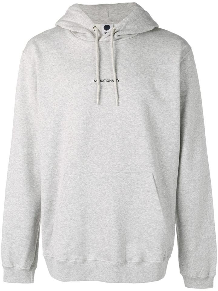 Nn07 'no Nationality' Hoodie - Grey