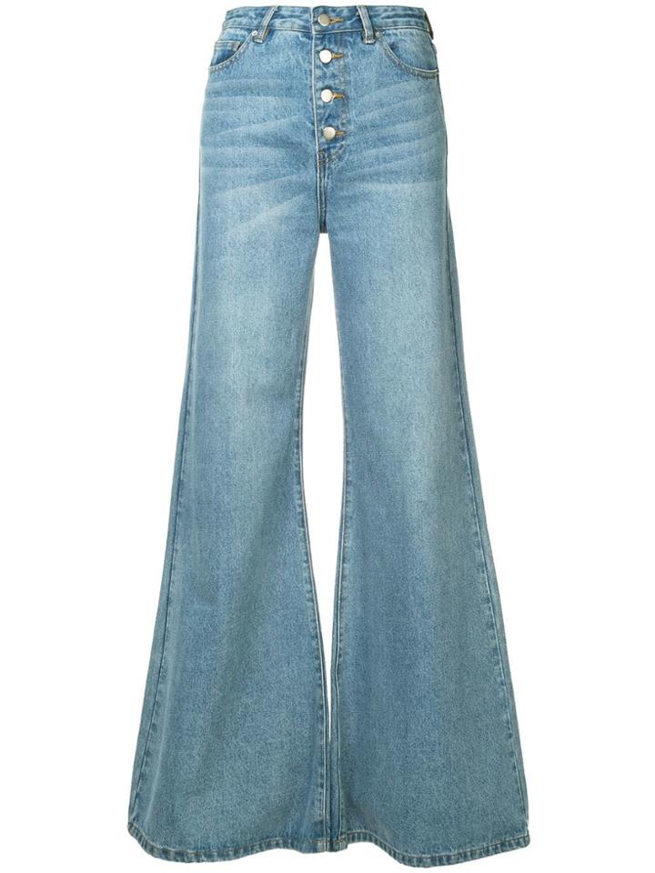 Georgia Alice Wide Leg Jeans - Blue