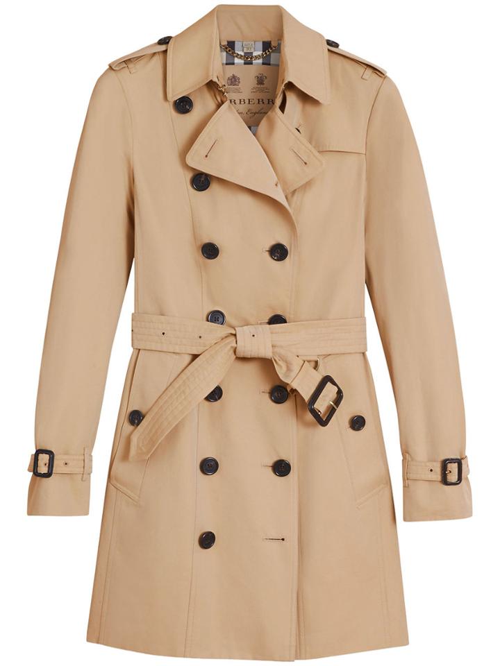 Burberry Sandringham Mid-length Trench Coat - Nude & Neutrals