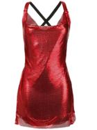 Poster Girl The Nasha Metal Mesh Dress - Red