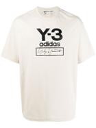 Y-3 Printed Logo T-shirt - Neutrals
