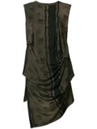 Uma Wang Oversized Printed Tank - Brown