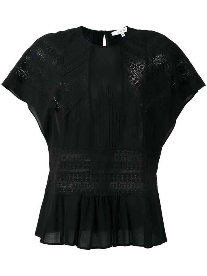Iro Tamya Top, Women's, Size: 38, Black, Rayon