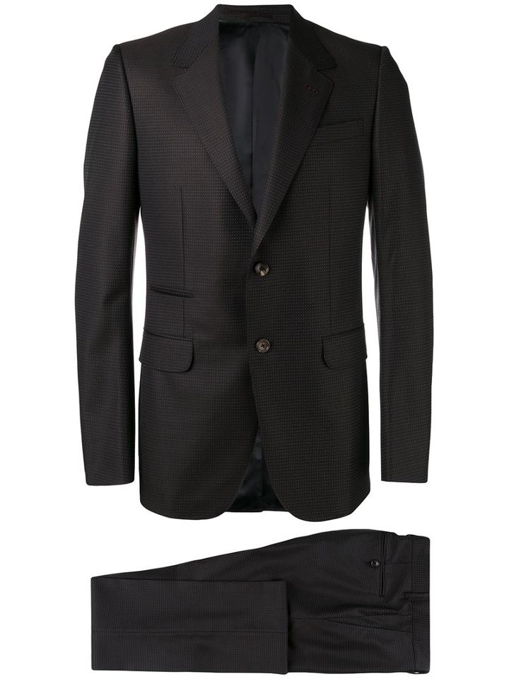 Gucci - Polka-dot Two Piece Suit - Men - Cupro/viscose/wool - 50, Black, Cupro/viscose/wool