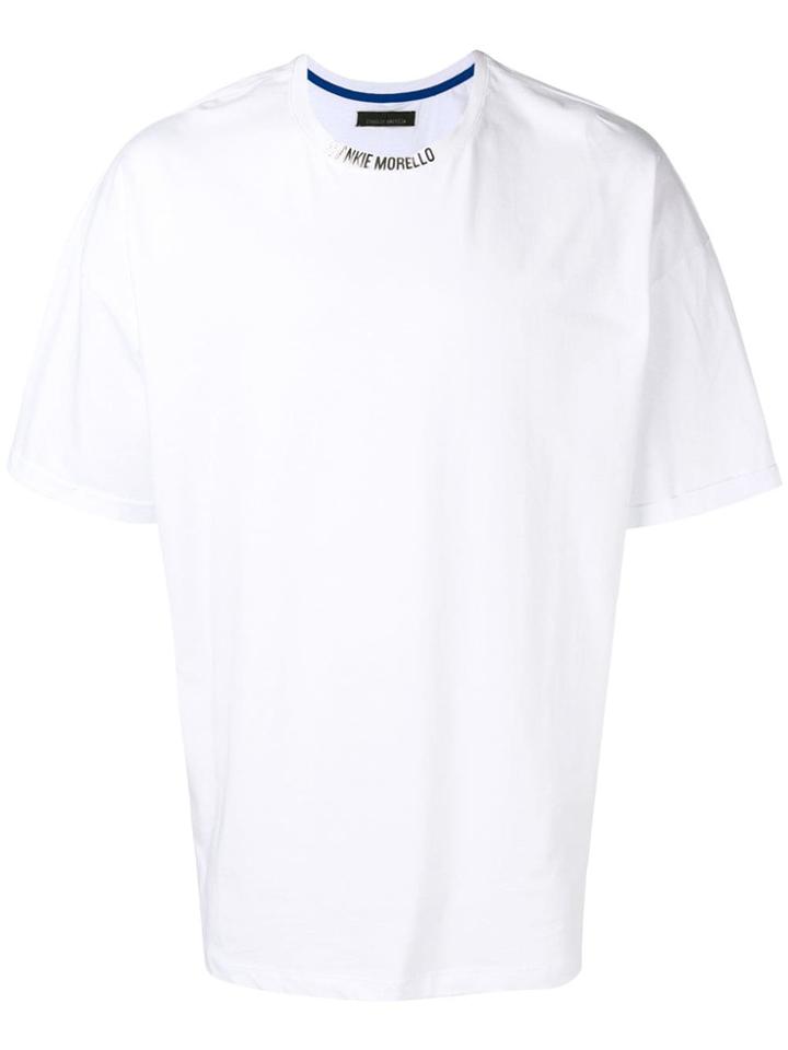 Frankie Morello Logo Crew Neck T-shirt - White