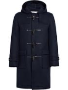 Mackintosh Dark Navy Wool Duffle Coat Gm-013 - Blue