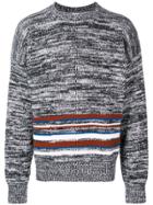 E. Tautz Striped Jumper - Black