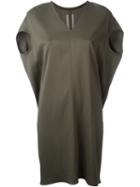 Rick Owens V-neck Top, Women's, Size: 38, Green, Viscose/spandex/elastane