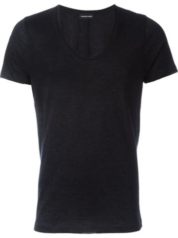 Exemplaire Scoop Neck Fitted T-shirt
