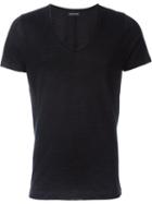 Exemplaire Scoop Neck Fitted T-shirt