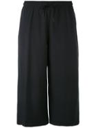 Nike Loose Fit Cropped Trousers - Black