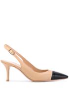 Gianvito Rossi Capped Toe Pumps - Neutrals