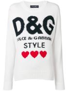 Dolce & Gabbana D & G Style Sweater - White