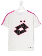 Gaelle Paris Kids Sequin Patch T-shirt - White