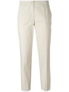 Etro Straight Cropped Trousers - Nude & Neutrals