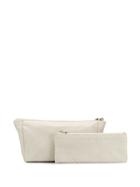 Borbonese Large Toiletry Bag - Neutrals
