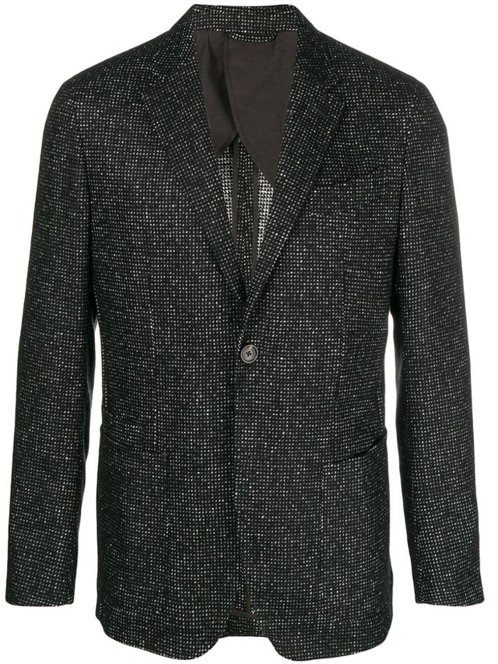 Ermenegildo Zegna Patterned Blazer - Black