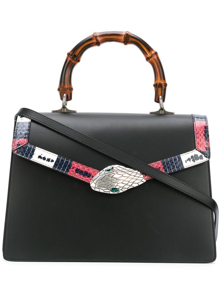 Gucci Lilith Tote Bag, Women's, Black, Calf Leather