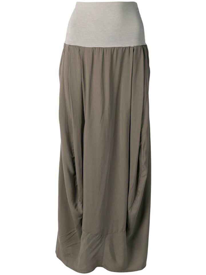Transit Curved Maxi Skirt - Grey