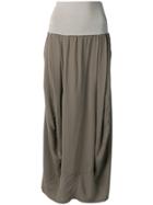 Transit Curved Maxi Skirt - Grey