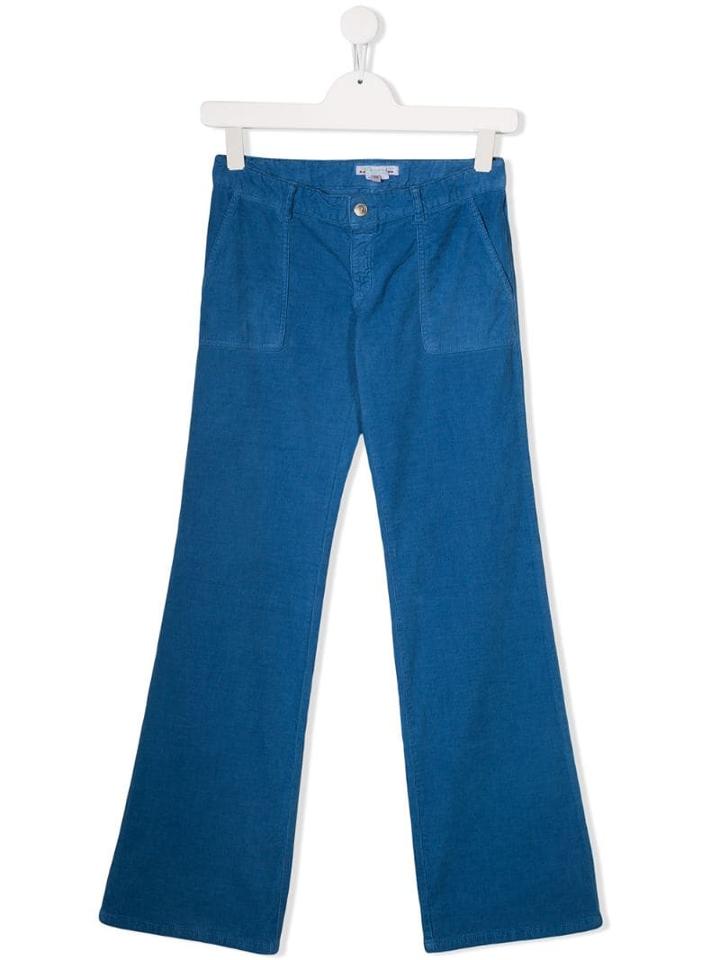 Bonpoint Straight Corduroy Pants - Blue