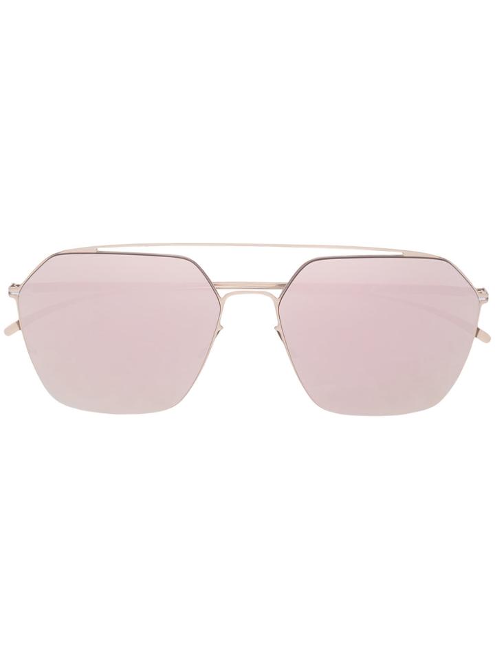 Mykita Aviator-shaped Sunglasses - Metallic