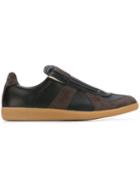 Maison Margiela Replica Sneakers, Men's, Size: 43, Black, Calf Leather/leather/rubber