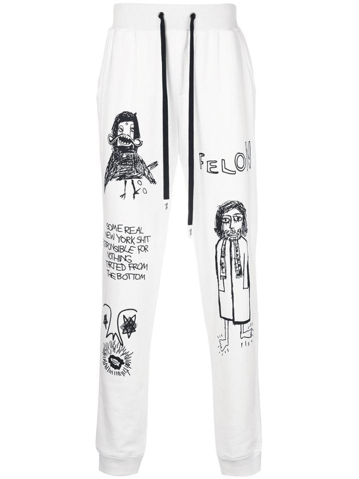 Haculla Felon Track Trousers - White