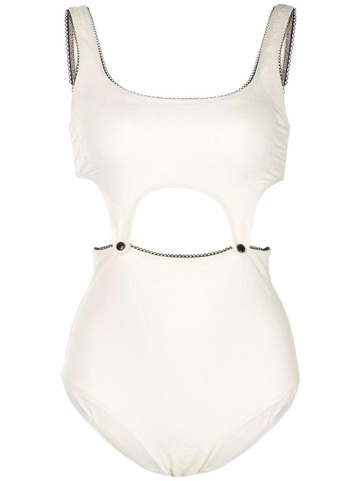 Morgan Lane Maggie Cut-out Swimsuit - Pink