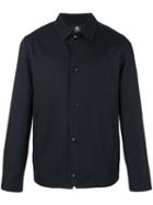 Ps By Paul Smith Classic Shirt Jacket, Men's, Size: Small, Black, Cotton/linen/flax/viscose