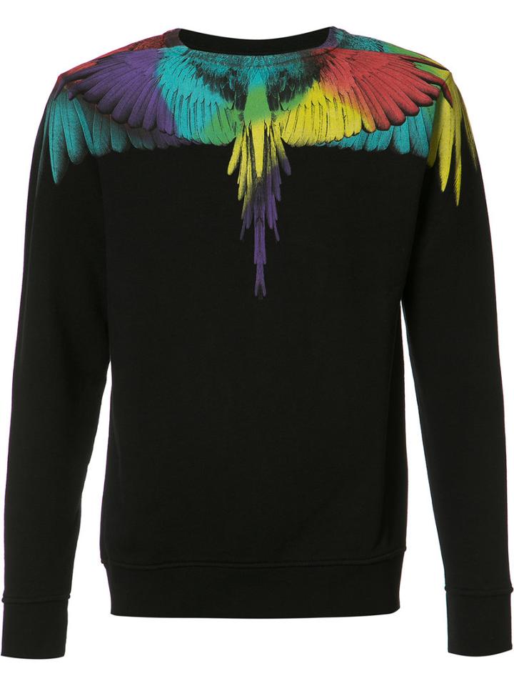 Marcelo Burlon County Of Milan Nicolas Sweatshirt, Men's, Size: Small, Black, Cotton