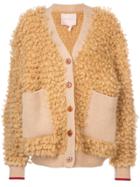 Roksanda Oversized Textured Cardigan - Nude & Neutrals