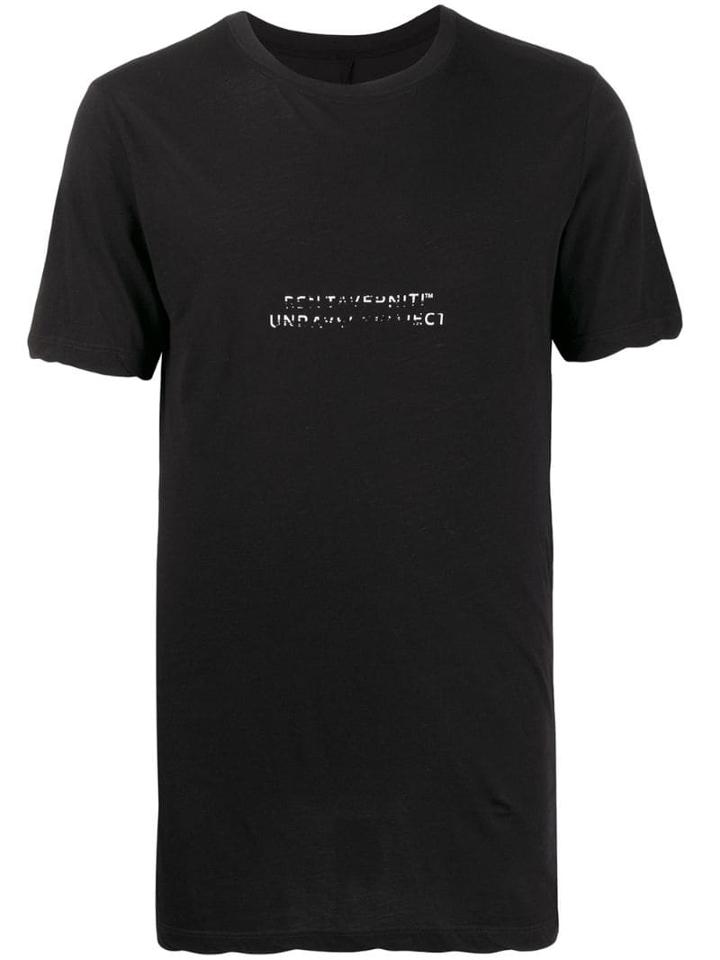 Unravel Project Contrast Logo T-shirt - Black