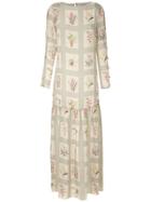Adriana Degreas Silk Maxi Dress - Verde