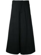 Bassike - Stretch Twill Culottes - Women - Elastodiene/nylon/viscose - 10, Black, Elastodiene/nylon/viscose