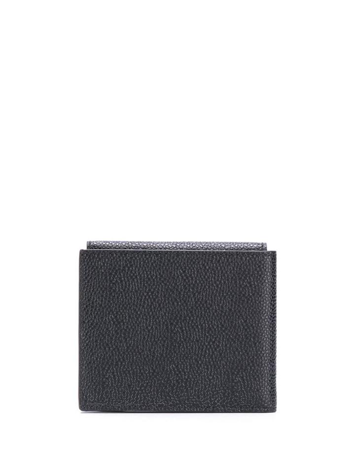 Thom Browne Tri-colour Striped Wallet - Black