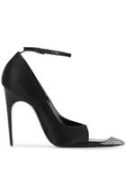 Saint Laurent Edwige Crystal Pumps - Black
